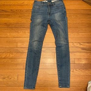 Pilcro high rise skinny jeans